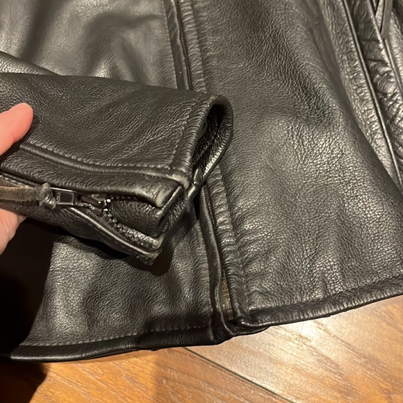 Harley Davidson Mens Leather Coat Large - Picture 8 of 15